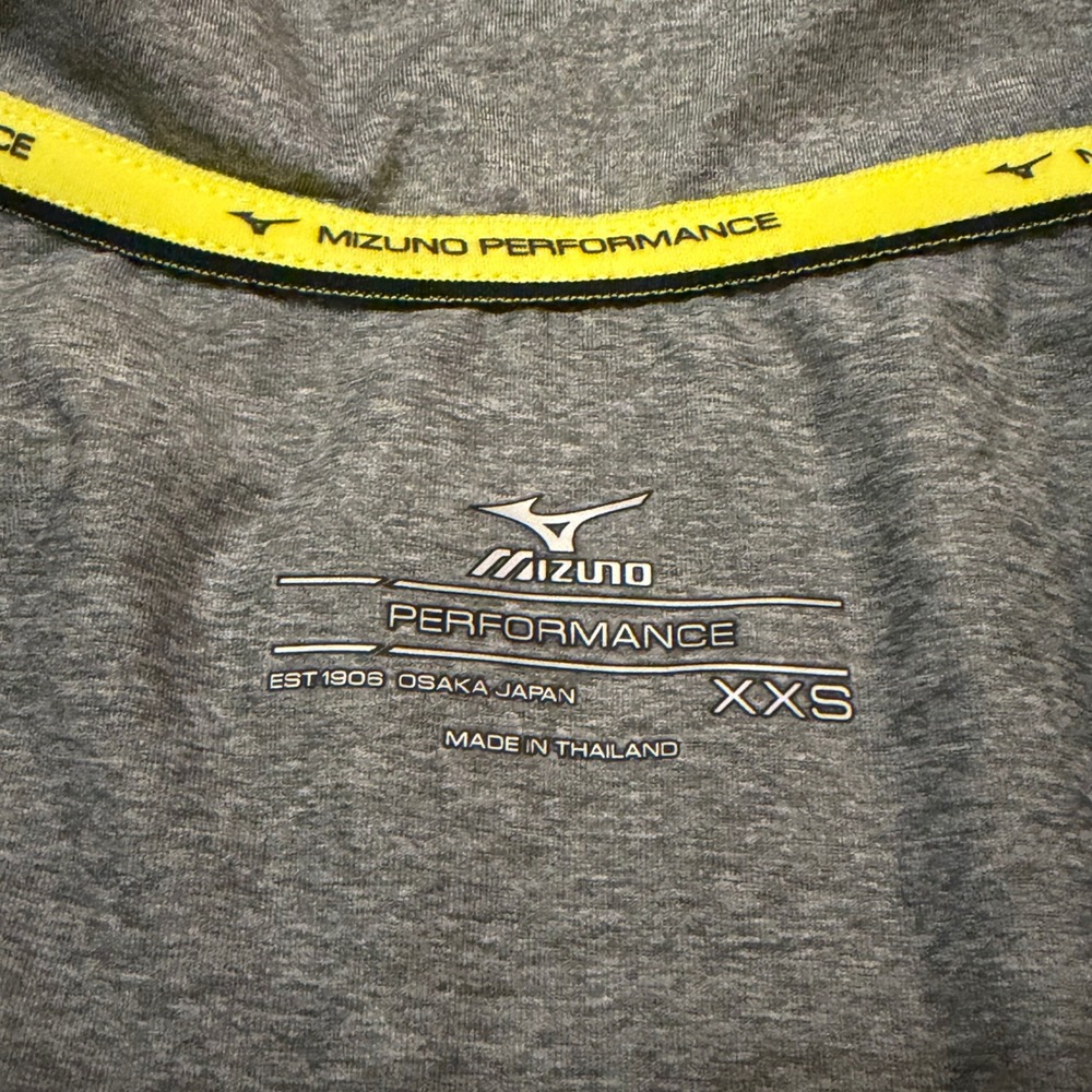 Mizuno Performance Womens XXS Quarter Zip Pullover Heather Navy Grey 440573 - Picture 3 of 14